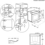 AEG Horno multifunción - AEG 944 035 078, Libre instalación, Pirolítico, 71 l, 59,5 cm, Negro - Imagen 8