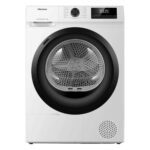 HISENSE Secadora bomba de calor - HISENSE DHQE800BW2 , 8 kg, 16 programas, Blanco