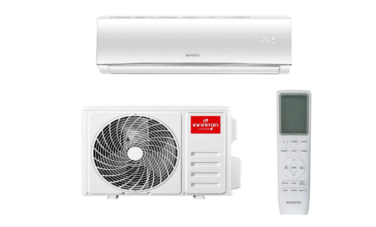152249039_1 Aire acondicionado Split 1x1 - INFINITON SPTSE09A2, 9000 fg/h, Función Inverter, Blanco - Imagen 1