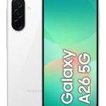 SAMSUNG Galaxy A26 5G, White, Móvil Android, 256 GB, 8 GB RAM, 6,7 " Super AMOLED, Gorilla Glass 7, 120 Hz, Processor, 5,000 mAh