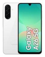 SAMSUNG Galaxy A26 5G, White, Móvil Android, 256 GB, 8 GB RAM, 6,7 " Super AMOLED, Gorilla Glass 7, 120 Hz, Processor, 5,000 mAh