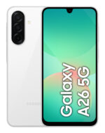 SAMSUNG Galaxy A26 5G, White, Móvil Android, 128 GB, 6 GB RAM, 6,7 " Super AMOLED, Gorilla Glass 7, 120 Hz, Processor, 5,000 mAh
