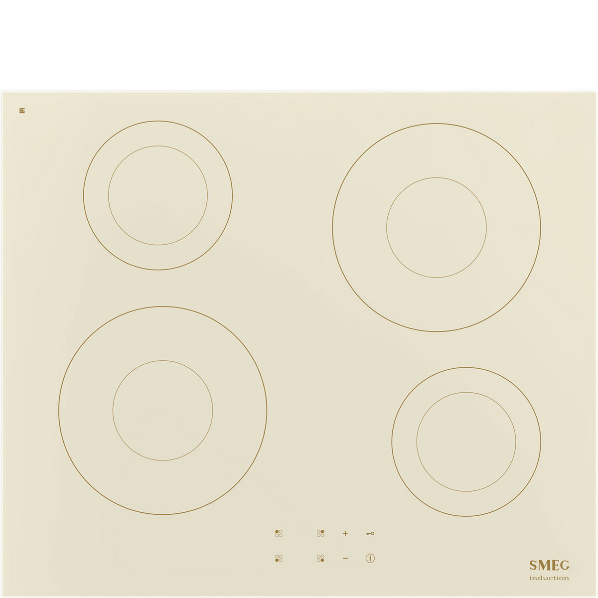 152515380_1 SMEG Placa de inducción - SMEG SI2641DP, 4.0000 zonas, 600 mm, Beige - Imagen 1