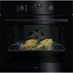 AEG Horno multifunción - AEG Serie 5000 GU5PB41WSK, Independiente, Pirolítico, 72 l, 596 mm, Negro - Imagen 6