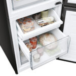 Frigorífico combi - CANDY Fresco CNCQ2T518EB, No Frost, Dinámico (con ventilador), Altura 182,5 cm, Capacidad 279 l, Negro - Imagen 5