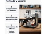 De Cafetera express - De'Longhi La Specialista mini Arte EC9155.MB, 1400 W, 15 bar, 1.7 l, Thermoblock, Espresso con molinillo, Metalizado/Negro - Imagen 2