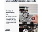 De Cafetera express - De'Longhi La Specialista mini Arte EC9155.MB, 1400 W, 15 bar, 1.7 l, Thermoblock, Espresso con molinillo, Metalizado/Negro - Imagen 4