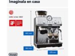 De Cafetera express - De'Longhi La Specialista mini Arte EC9155.MB, 1400 W, 15 bar, 1.7 l, Thermoblock, Espresso con molinillo, Metalizado/Negro - Imagen 7