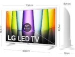 LG TV LED 32" - LG 32LQ63806LC, FHD, Procesador Inteligente α5 Gen5 AI Processor, SmartTV, DVB-T2 (H.265), Blanco - Imagen 4
