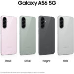 SAMSUNG A56, Negro, Móvil, 256 GB, 8 GB RAM, 6,7 ", Exynos 1580, 5000 mAh - Imagen 2