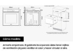 Samsung Horno - Samsung NV68A1170BS/EC, Multifunción, Pirolítico, 68l, Encastrable, Pirolítico, 59.5 cm, Inox - Imagen 2
