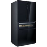 Siemens Frigorífico americano - Siemens KF96RSBEA, No Frost, 572 l, 183 cm, Cajón HyperFresh, SuperCongelación y Refrigeración, Negro