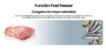 Congelador vertical - INFINITON CV-A85B, 82 l, 84,5 cm, Blanco - Imagen 5