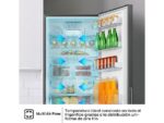 Hisense Frigorífico combi - Hisense RB440N4GWD, No Frost, 200.4 cm, 336 l, Multi Airflow, Cristal Blanco - Imagen 6