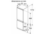 Balay Frigorífico Combi - Balay 3KIE734F, Integrable, No Frost, 260 l, EcoAirflow, Blanco - Imagen 3