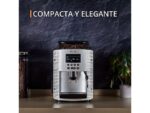 Krups Cafetera superautomática - Krups Essential EA815E70, 1450 W, 15 bar, 1.7 L, 3 temp., Sistema Thermoblock, Molinillo integrado, 2 tazas, Plateado - Imagen 2