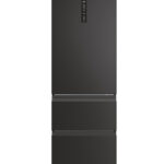 HAIER Frigorífico combi - HAIER 3D 60 Serie 5 HTW5618DNPT, No Frost, Total No Frost, Altura 1850 mm, Capacidad 360 l, Negro