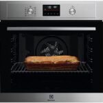 Electrolux Horno - Electrolux EOF4P56X, Multifunción, Pirolítico, 72 l, Anillo térmico, 60 cm, Inox
