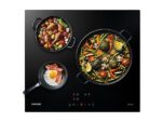 Samsung Placa inducción - Samsung NZ63M3NM1BB/UR, 3 zonas, 28cm, Power Boost, 59cm, Negro - Imagen 3