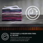 AEG Secadora bomba de calor - AEG Serie 7000 SensiDry TR718P4OB, Bomba de calor, 10 programas, Blanco - Imagen 3