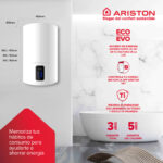 LYDOS Termo Eléctrico - LYDOS WIFI 100 V 1,5K EU + INSTA + POLIF ARISTON, 100 l, Blanco - Imagen 3
