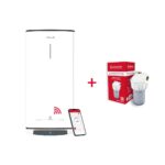 VELIS Termo Eléctrico - VELIS PRO WIFI 50 ES EU + KIT POLIF ARISTON, 50 l, Blanco