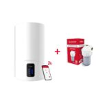 LYDOS Termo Eléctrico - LYDOS WIFI 80 V 1,5K EU + KIT POLIF ARISTON, 80 l, Blanco