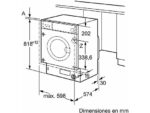 Balay Lavadora integrable - Balay 3TI979B, 7 kg, 1200 rpm, 10 programas, Blanco Panelable - Imagen 2