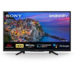 Sony TV LED 32" - Sony 32W800, HDR, Android TV, Smart TV, DVB-T2 (H.265), Procesador Bravia Engine, Asistente de Voz, Negro