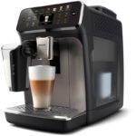 PHILIPS Máquina espresso - PHILIPS EP4449/70, 15 bar, 230 W, 0,26 l, 2 tazas, Negro, Plata