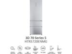 Haier Frigorífico combi - Haier Series 5 HTR5720ENMG, No Frost, 201 cm, 483 l, My Zone, Humidity Zone, Plata - Imagen 8