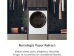 Haier Lavadora secadora - Haier I-Pro Series 3 HWD90-B14939-IB, 9 kg+6 kg, 1400rpm, 15 programas, Motor Direct Motion, Vapor, Blanco - Imagen 7
