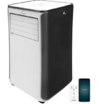 Cecotec Aire acondicionado portátil - Cecotec ForceClima 9500 Soundless Heating Connected, 2268 fg/h, Bomba de calor, 5 modos, 3 veloc, Mando, Wi-Fi,