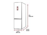 Hisense Frigorífico combi - Hisense RB372N4AWE, Total No Frost, 178.5 cm, 292 l, Iluminación LED, Super Freeze, Blanco - Imagen 2