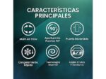 Hisense Frigorífico combi - Hisense RB390N4BCC, No Frost, 186 cm, 304 l, Micro Vents Cooling, Motor Inverter, Inox - Imagen 4