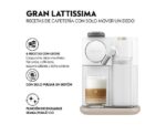 De Cafetera de cápsulas - De'Longhi Nespresso® Gran Latissima EN640.W, 1400W, 19 bar, 1.3 l, Depósito de leche de 0.5 l, Blanco - Imagen 3