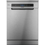 Candy Lavavajillas - Candy Rapido' CF 5C7F1X, 15 servicios, 8 programas, Inicio Diferido, Motor Inverter, 60 cm, Conectividad Wi-Fi, Inox