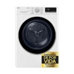 LG Secadora bomba de calor - LG RH90V9AV3N, 9 kg, 14 programas, Eco Hybrid™, ThinQ™, Blanco