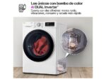 LG Secadora bomba de calor - LG RH90V9AV3N, 9 kg, 14 programas, Eco Hybrid™, ThinQ™, Blanco - Imagen 6