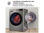 LG Secadora bomba de calor - LG RH90V9PV2N, Independiente, 9kg, 14 programas, Acero Inoxidable - Imagen 4