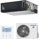 Panasonic Aire acondicionado por conductos - Panasonic KIT-XZ35-ZKE-H Etherea Z, 3010 fg/h, Inverter, Bomba de calor, Gris