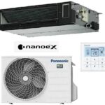 Panasonic Aire acondicionado por conductos - Panasonic KIT-140PF3Z5-6, 12040 fg/h, 14KW + NAOEX 25 CM, Blanco