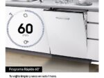 Samsung Lavavajillas integrable - Samsung DW60M6040BB/EO, 13 servicios, 6 programas, 59.5 cm, Función Higiene, Configuración Flexible, Sin Panelar - Imagen 4