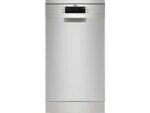 AEG Lavavajillas - AEG FFB62427ZM, 9 servicios, 9 programas, 45 cm, Brazo aspersor doble, Inox