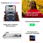 APPLE iPhone 16e, Blanco, Móvil iOS, 256 GB, 8 GB RAM, 6,1 " Super Retina XDR, Ceramic Shield, Recubrimiento oleofóbico, Anti-huellas, Apple, A18, 327 - Imagen 7