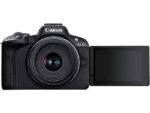 Canon Cámara EVIL - Canon R50, Con RF-S 18-45 F4.5-6.3 IS, Kit creator, 24.2 megapixel, Wi-Fi, Negro - Imagen 2