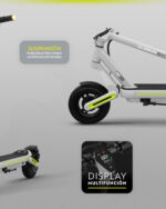 OLSSON Patinete electrico - OLSSON QUANTUM GREY, Pot. máx. 580 W, Carga máx. 120 kg, 38 km autonomía, 10000 mAh, Gris - Imagen 4
