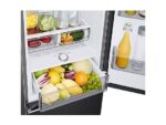 Samsung Frigorífico combi - Samsung BESPOKE Smart RB38C7B6A22/EF, No Frost, 203 cm, 387l, Twin Cooling Plus™, Metal Cooling, WiFi, Negro - Imagen 5