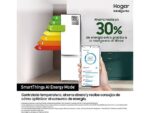 Samsung Frigorífico combi - Samsung Smart RB38C776CB1/EF, No Frost, 203 cm, 390l, Mono Cooling, Metal Cooling, WiFi, Grafito - Imagen 4
