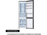 Samsung Frigorífico combi - Samsung Smart RB38C776CB1/EF, No Frost, 203 cm, 390l, Mono Cooling, Metal Cooling, WiFi, Grafito - Imagen 8